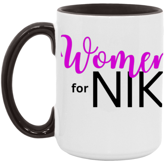 Women for Nikki Accent Mug