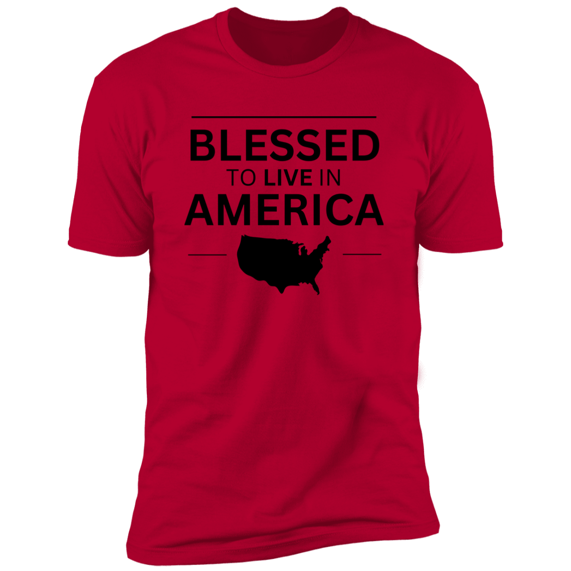 Nikki Haley | Blessed to Live in America | Premium Short Sleeve T-Shirt